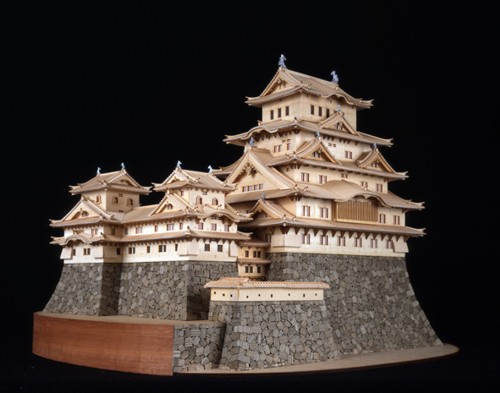 Himeji Castle Wood Japanese Model Kit Japan  