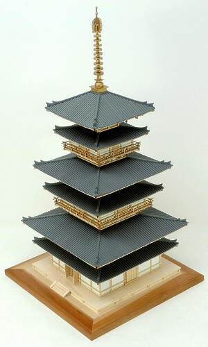 Yakushiji East Pagoda Wood Japanese Model Kit Japan  
