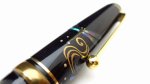 Photo1: AGJ Original Maki-e Fountain Pen Raden #01 "Dragonfly and Stream" Sparkling Togidashi Taka Maki-e Kyoto Japan Wa (1)