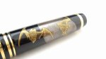 Photo1: AGJ Original Maki-e Fountain Pen #20 "Bats on a moonlight night"  Sparkling Togidashi Taka Maki-e Kyoto Japan Wa (1)