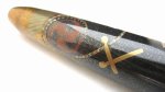 Photo5: AGJ Original Maki-e Fountain Pen #30 "Court Musical Instrument" Sailor King of Pen Ebonite Sparkling Togidashi Taka Maki-e Kyoto Japan Wa (5)