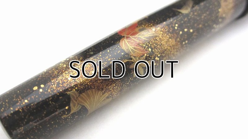 Photo5: AGJ Original Maki-e Fountain pen #34 "Karasu Tengu" Sailor 21K nib Sparkling Togidashi Taka Maki-e Kyoto Japan Wa (5)