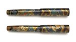 Photo3: AGJ Original Maki-e Fountain pen #41 "Pirates" Sailor Naginata Sparkling Togidashi Taka Maki-e Kyoto Japan Wa (3)