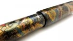 Photo10: AGJ Original Maki-e Fountain pen #41 "Pirates" Sailor Naginata Sparkling Togidashi Taka Maki-e Kyoto Japan Wa (10)