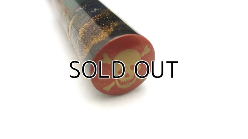 Photo19: AGJ Original Maki-e Fountain pen #41 "Pirates" Sailor Naginata Sparkling Togidashi Taka Maki-e Kyoto Japan Wa (19)