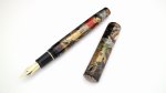 Photo2: AGJ Original Maki-e Fountain pen #42 "Budda(Buddhism) Bosatsu of Japan Cultural Property" Sailor King of Pen Sparkling Togidashi Taka Maki-e Kyoto Japan Wa (2)