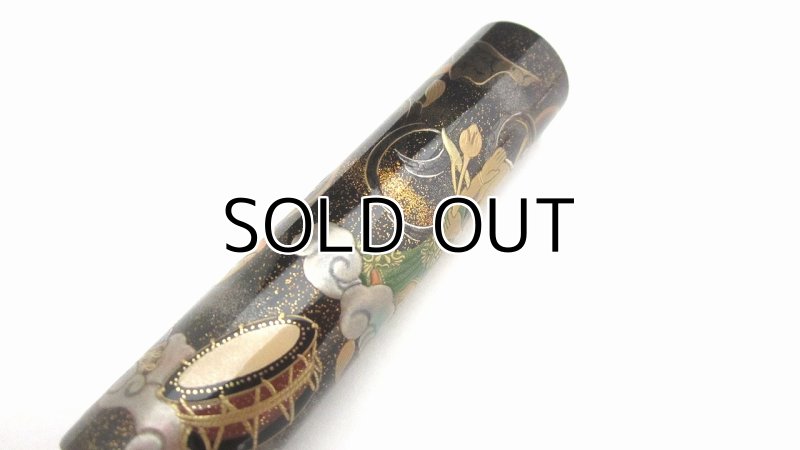 Photo9: AGJ Original Maki-e Fountain pen #42 "Budda(Buddhism) Bosatsu of Japan Cultural Property" Sailor King of Pen Sparkling Togidashi Taka Maki-e Kyoto Japan Wa (9)