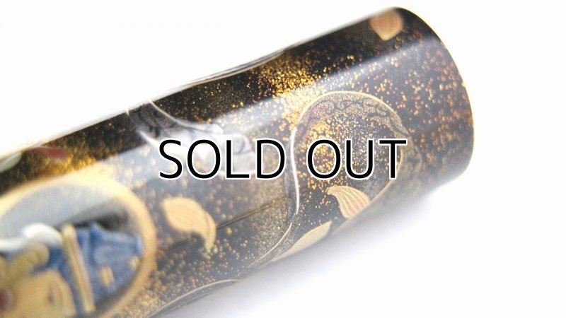 Photo10: AGJ Original Maki-e Fountain pen #42 "Budda(Buddhism) Bosatsu of Japan Cultural Property" Sailor King of Pen Sparkling Togidashi Taka Maki-e Kyoto Japan Wa (10)