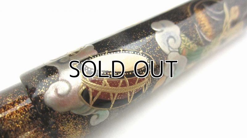 Photo11: AGJ Original Maki-e Fountain pen #42 "Budda(Buddhism) Bosatsu of Japan Cultural Property" Sailor King of Pen Sparkling Togidashi Taka Maki-e Kyoto Japan Wa (11)