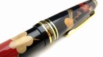 Photo10: AGJ Original Maki-e Fountain pen #44 "Apricot tree and Warbler" Sailor 21K nib Sparkling Togidashi Taka Maki-e Kyoto Japan Wa (10)