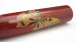 Photo8: AGJ Original Maki-e Fountain pen #45 "Butterfly" Sailor 21K nib Sparkling Togidashi Taka Maki-e Kyoto Japan Wa (8)