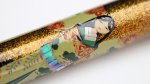 Photo1: AGJ Original Maki-e Fountain pen #47 "Hinamatsuri (Doll's Festival)" Sparkling Togidashi Taka Maki-e Kyoto Japan Wa (1)