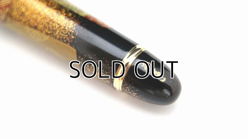 Photo13: AGJ Original Maki-e Fountain pen #47 "Hinamatsuri (Doll's Festival)" Sparkling Togidashi Taka Maki-e Kyoto Japan Wa (13)