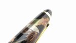 Photo5: AGJ Original Maki-e Fountain pen #51 "Japanese Pheasant and Cherry Blossom" Sparkling Togidashi Taka Maki-e Kyoto Japan Wa (5)