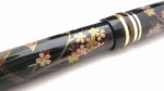 Photo10: AGJ Original Maki-e Fountain pen #51 "Japanese Pheasant and Cherry Blossom" Sparkling Togidashi Taka Maki-e Kyoto Japan Wa (10)