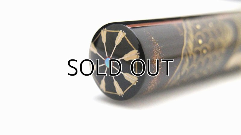 Photo15: AGJ Original Maki-e Fountain pen #52 "Kabuto (Children's Day in May 5th)" Sailor 21K nib Sparkling Togidashi Taka Maki-e Kyoto Japan Wa (15)