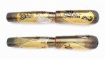 Photo3: AGJ Original Maki-e Fountain pen #53 "Koban (Japanese old coin)" Sailor King of Pen KOP Sparkling Togidashi Taka Maki-e Kyoto Japan Wa (3)