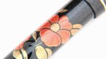 Photo1: AGJ Original Maki-e Fountain pen #56 "Camellia" Sparkling Togidashi Taka Maki-e Kyoto Japan Wa (1)