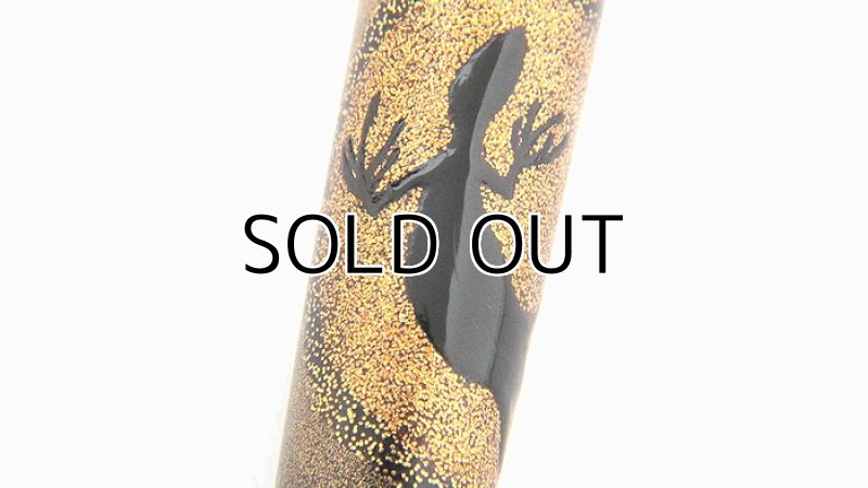 Photo8: AGJ Original Maki-e Fountain pen #57 "Mid Summer" Sailor 21K nib Sparkling Togidashi Taka Maki-e Kyoto Japan Wa (8)