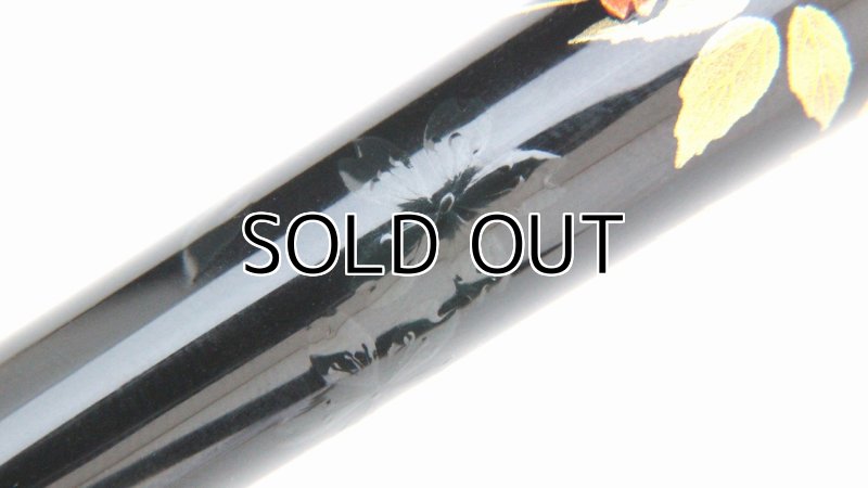 Photo9: AGJ Original Maki-e Fountain pen #58 "Cherry Blossom at Night" Sparkling Togidashi Taka Maki-e Kyoto Japan Wa (9)