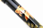 Photo6: AGJ Original Maki-e Fountain pen #66 "Goldfish" Togidashi Taka Maki-e Kaga Japan Wa (6)