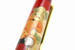 Photo1: AGJ Original Maki-e Fountain pen #67 "Daikokuten (God of Wealth)" Sailor KOP Togidashi Taka Maki-e Kyoto Japan Wa (1)