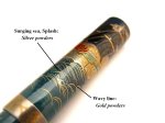 Photo11: AGJ Original Maki-e Fountain pen #75 "Pirate ship" Sailor KOP Togidashi Taka Maki-e Kyoto Japan Wa (11)
