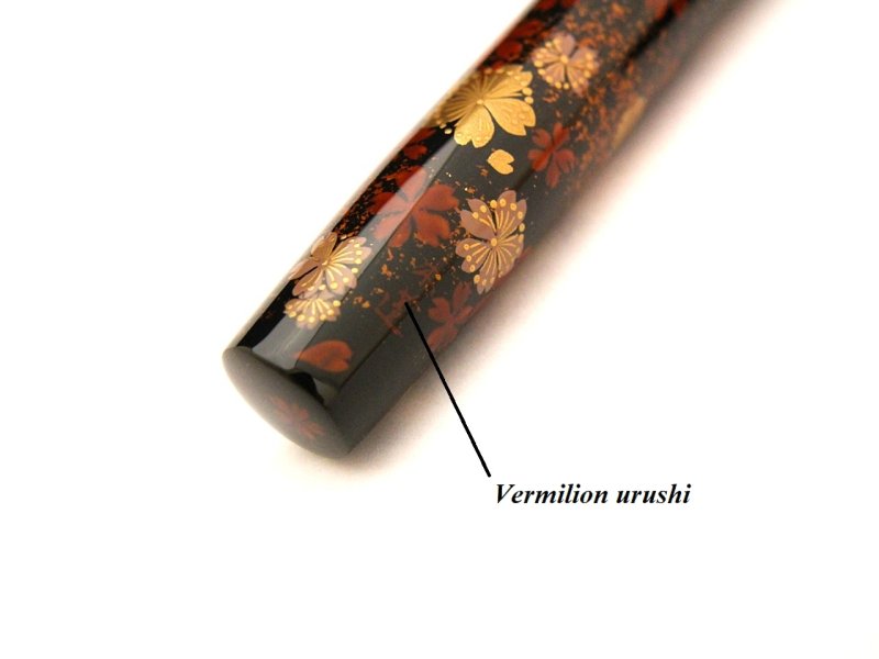 Photo13: AGJ Original Maki-e Fountain pen #77 "Mt. Fuji and Kinkakuji Temple" Sailor Togidashi Taka Maki-e Kyoto Japan Wa (13)