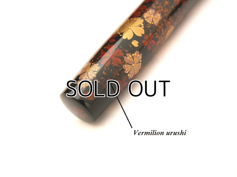 Photo13: AGJ Original Maki-e Fountain pen #77 "Mt. Fuji and Kinkakuji Temple" Sailor Togidashi Taka Maki-e Kyoto Japan Wa (13)