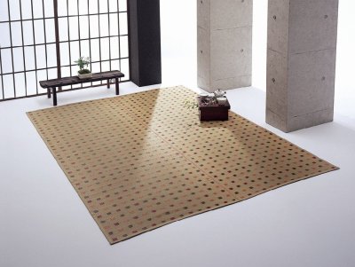 Photo2: Japanese floor carpet(Fukuro-Weaving) "Cube"