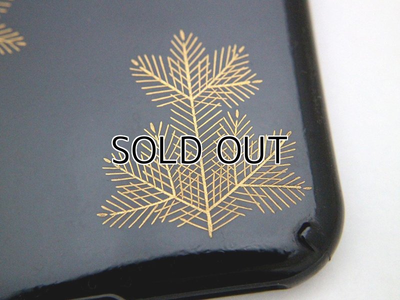 Photo8: AGJ Original Maki-e iPhone Case Cover "Crane and the sun" for iPhone 7 Plus / 8 Plus (8)