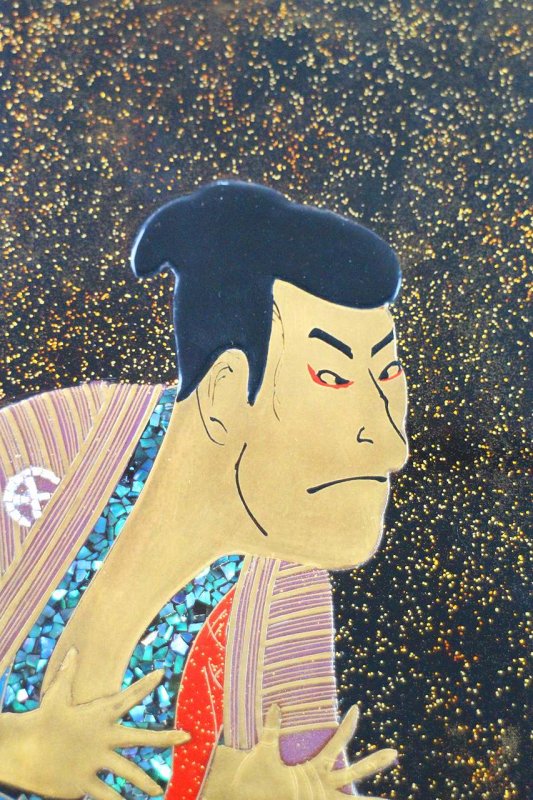 Photo4: AGJ Original Jewelry Box "Ukiyo-e" Togidashi Taka Maki-e Raden (4)