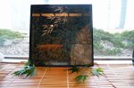 Photo3: AGJ Original Kimono-Glass Dish / Plate "Bamboo" Nishijin Yuzen Kyoto (3)