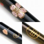 Photo11: AGJ Original Maki-e Makeup brush "Peony" 5 pcs Brush Set Togidashi Taka Maki-e (11)