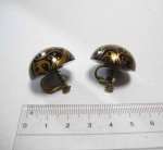Photo3: Earring “Water Gem” Maki-e Jewelry Japanese (3)