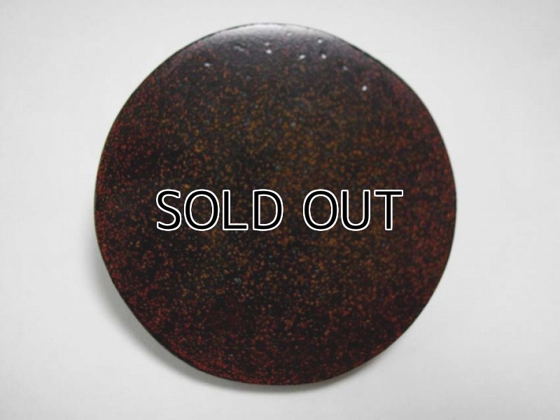 Photo4: Pendant Brooch "Snow" Maki-e Jewelry Japanese (4)