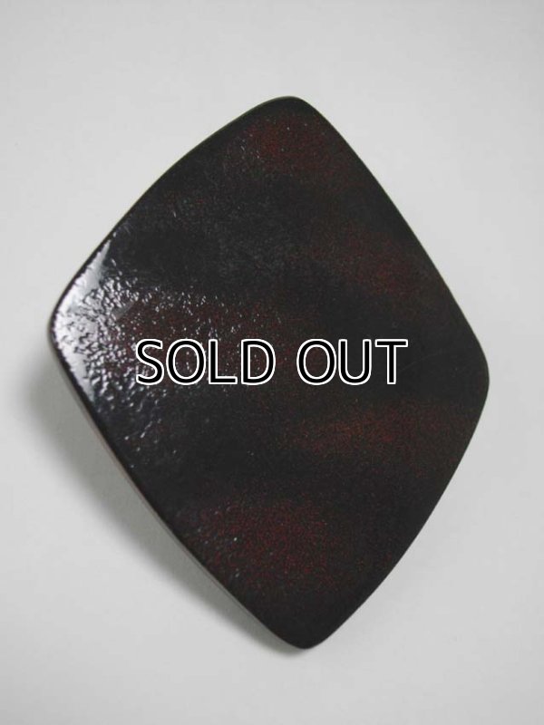 Photo4: Pendant Brooch "Owl" Maki-e Jewelry Japanese (4)