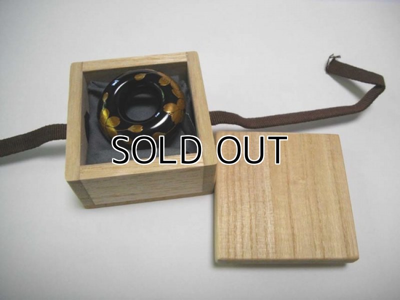 Photo5: Pendant Maki-e "Cherry Blossoms at Night" Maki-e Jewelry (5)