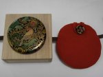 Photo5: Makeup mirror "Bird - William Morris" Maki-e Jewelry Japanese (5)