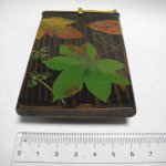 Photo2: Card case "Various Leaves" Maki-e Jewelry Japanese (2)