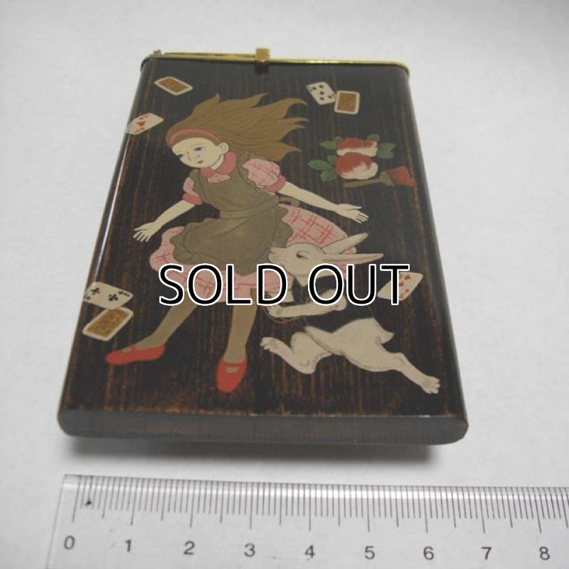 Photo2: Card case "Alice's Adventures in Wonderland" Maki-e Jewelry Japanese (2)