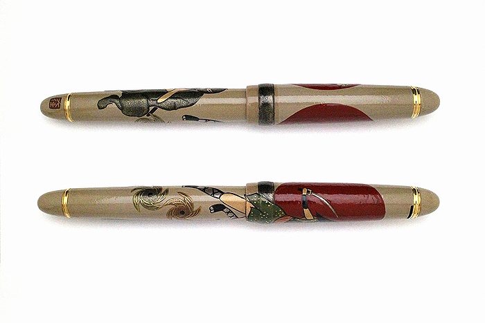 AGJ Maki-e Fountain Pen Ninja03