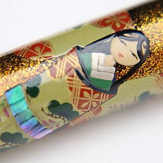 AGJ Original Maki-e Fountain Pen Hinamatsuri Kyoto