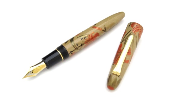 AGJ Maki-e Fountain Pen Tiger lily01