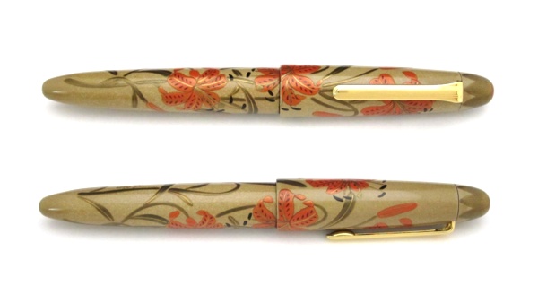 AGJ Maki-e Fountain Pen Tiger lily03