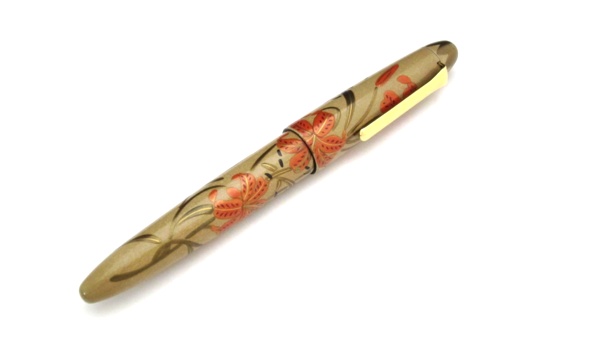 AGJ Maki-e Fountain Pen Tiger lily04