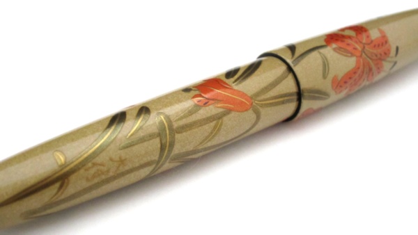 AGJ Maki-e Fountain Pen Tiger lily10