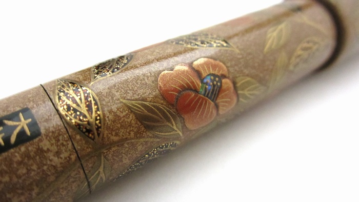 AGJ Maki-e Fountain Pen Camellia7