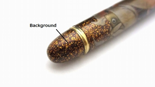 AGJ Maki-e Fountain Pen Goldfish10