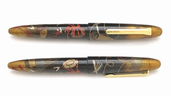 AGJ Maki-e Fountain Pen Court Musical Instrument03